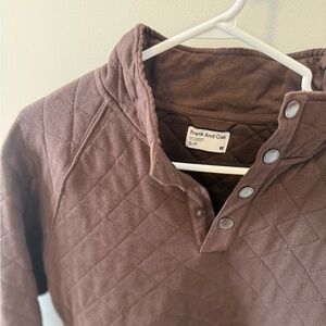 Frank and Oak Quilted Popover
